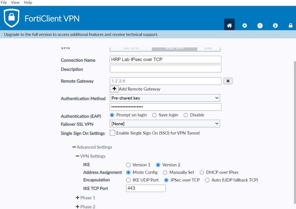 FortiClient 7.4.3 VPN Only – Windows